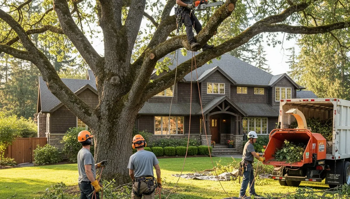 Seattle, WA tree service crew providing professional tree care for local homeowners and businesses