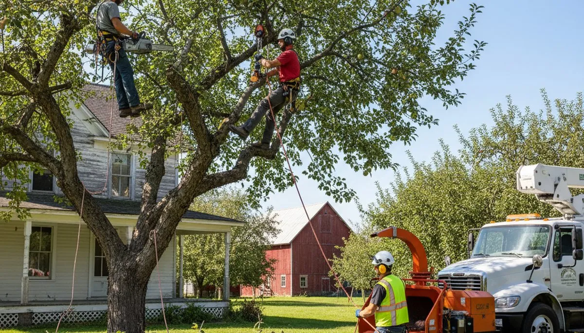 Seattle, WA tree service crew providing professional tree trimming and removal for homeowners