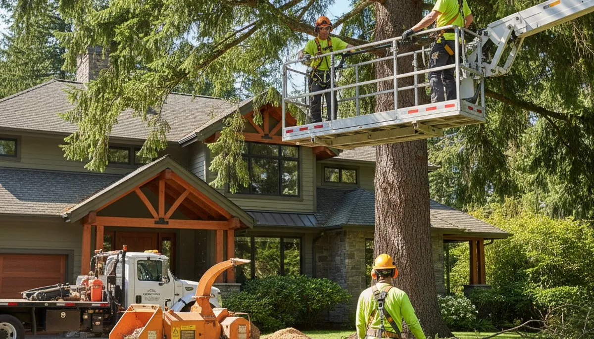 Tree service crew in Seattle, WA providing professional tree care and removal services